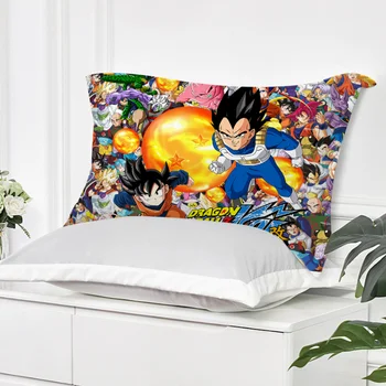 Dragon Ball Z Goku Калъфка За Домашен Интериор Аниме Калъфка За Диванной Възглавници Калъф Декоративни Калъфки За Декорация Рожден Ден 2023