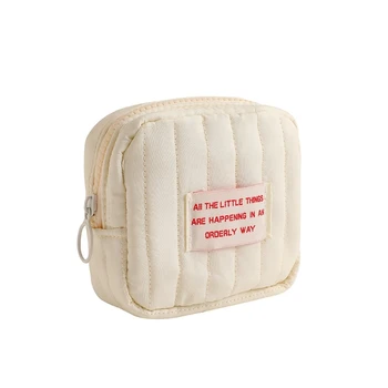 Чанта за хигиенни тампони H55A за жени и момичета, чанта за съхранение на тампони и кърпички за грим, портфейл за монети