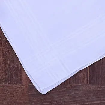 12шт 40x40 см, Мъжки и дамски памучни носни кърпи от чист памук, Жакард шарени джобни квадратни кърпи, ръчно рисувани, Директна доставка