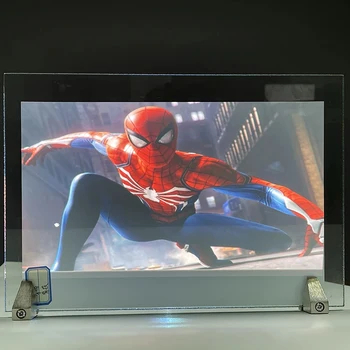 Холограма филм, Самоклеящийся 3D Млечно-бял прожекционен екран, Опалесцирующее Смарт стъкло, реклама