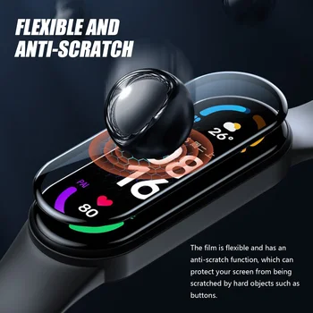 Защитно фолио за екрана умни часа Xiao Mi7 със защита от надраскване, напълно извити смарт часовници Full S