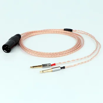 7N OCC Мед 4Pin Балансиран XLR кабел за обновяване на слушалки за OPPO PM-1 Ч.-2 HE1000 400S 560