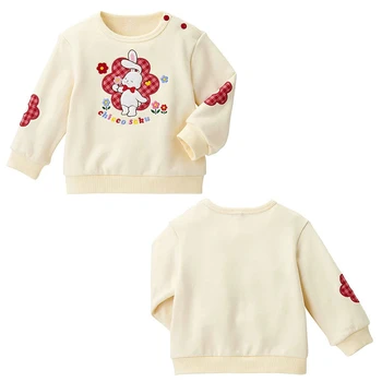 Блузи за момичета Hoody с дълъг ръкав, Блузи с анимационни герои Красиви пуловери Върховете Дрехи за малките момичета Корейска детска hoody Пуловер