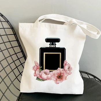 Модерна дамска чанта-тоут с флорални принтом, ново прием на 2021 г., эстетичные торбички за пазаруване за жените, множество чанта за продукти естетичен шопер