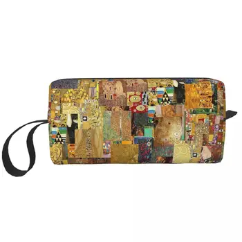 Художествена косметичка Diana Klimt Freyas, косметичка джоб, чанта за тоалетни принадлежности, органайзер, чанта за съхранение за жени