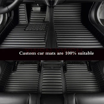 Шарени Изкуствена Кожа Индивидуален 5D Авто Подложка за Kia Sorento 7 Seat 2009-2012 Cerato 2007-2017 Forte Аксесоари За Интериора