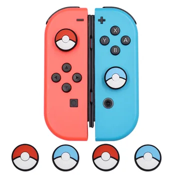 Силикон за аналогови грайфери в стил Pokemon, лигавицата на джойстик, бутони Мушкам Топка контролера на Nintendo Switch Joy-Против