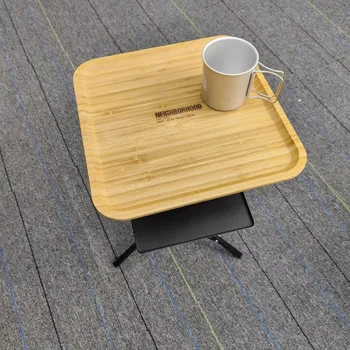 Уличен сгъваема маса Neighborhood NBHD, тежък бамбук пикник маса и стол, Преносим комплект за къмпинг