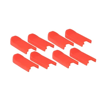 Комплект силиконови каботажните за пръстите за саксофон с седло, 8 опаковки, поставка за отпечатъци, определени за саксофон за палеца