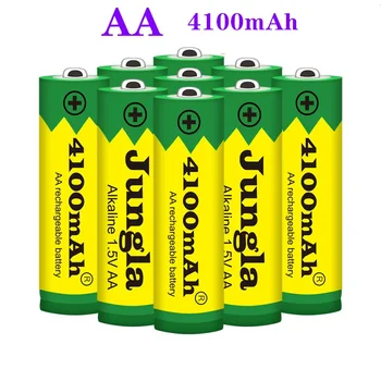 4 ~ 20 БР Нова батерия с капацитет 4100 mah AA 1,5 В, акумулаторна батерия Alcalinas drummey за действие светодиоди, безплатна доставка