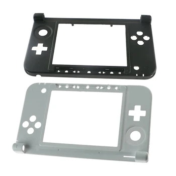 Черно-бял корпус за корпуса за корпуса Добро качество за подмяна на корпуса за 3DS XL 3DSXL Средната рамка Замени P9JD