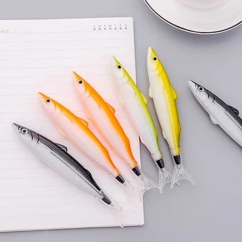 0,5 мм Сладък химикалка писалка с океанскими риба, сладки креативни, забавни канцеларски материали, ученически пособия 14,5 см