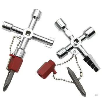 4-ходови ключове Квадратни ключове за отваряне на водопроводни ключове Инструмент