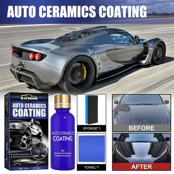 комплект керамични покритие на автомобила е универсален автомобилен лак за полиране на керамичното покритие 9H с висок гланц, средство за защита на боята на колата