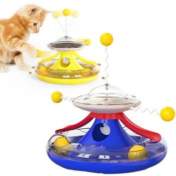 Играчки за котки, песни, топка, ролкови въртяща се маса, въртящи закачка за коте, пръчка-топчета, топки за домашни любимци, Диспенсер за храна, Интерактивни аксесоари за котки