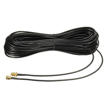 удлинительный кабел с дължина 20 м, Wi-Fi рутер, SMA, коаксиална антена за мъже и жени, Антена с мед покритие, Удлинительные кабели с позлатени кабел