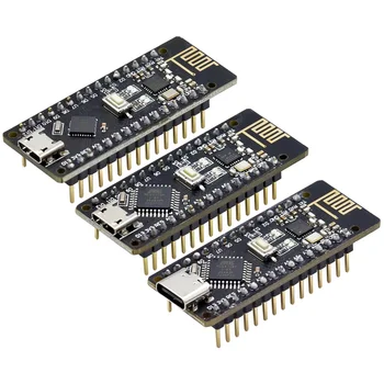 RF-Nano за Arduino Nano V3.0, такса Micro USB Nano ATmega328P QFN32 5V 16M CH340, Integre NRF24L01 2.4 G sem fio