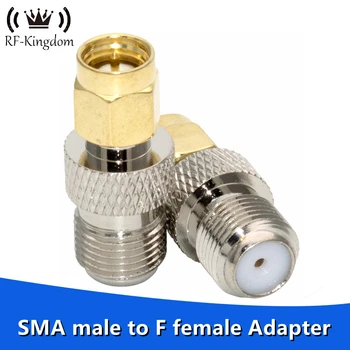 Конектор SMA към конектора F изцяло меден радиочестотни коаксиален адаптер SMAJ до FK RF тип F