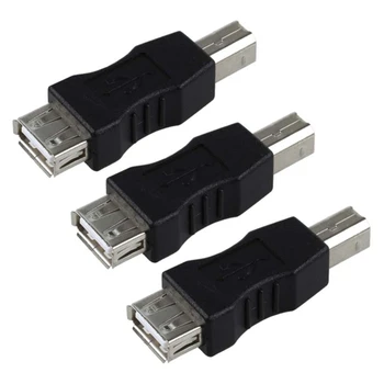 3-кратно адаптер USB Type A за свързване към USB Type B-конектора