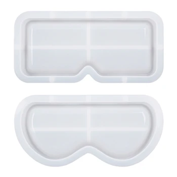 2 елемента Тава за слънчеви очила Силиконова форма за съхранение на слънчеви очила Скоростна Притежателя форма