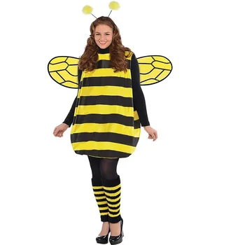 2023 Женски костюм Сладък Пчелен Костюм за Хелоуин За момичета добре облечени дрехи на Пчелния Лейди Бърд за възрастни Дами Маскарадная облекло