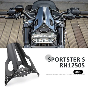 Новост за Sportster S RH1250S SPORTSTER S 2021 2022 2023 Дефлектор на Предното Стъкло, Предното Стъкло Аксесоари За Мотоциклети Черен