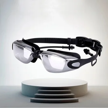 Възрастните модели плувни очила с покритие покритие с висока разделителна способност, фарове за плувни очила на едро, очила за мъже и жени silico