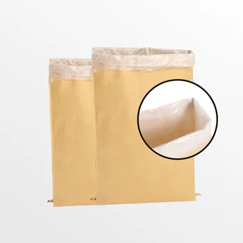 Бумажно-Композитен пластмасов пакет General Brown Kraft змийска кожа Хранително-вкусовата Опаковъчен пакет от Змийска кожа В една найлонова торбичка PE обем 1,5 mils Чанта За съхранение