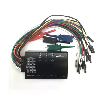 USB Logic 100 Mhz, 16-канален Логически Анализатор за ARM FPGA H2-002