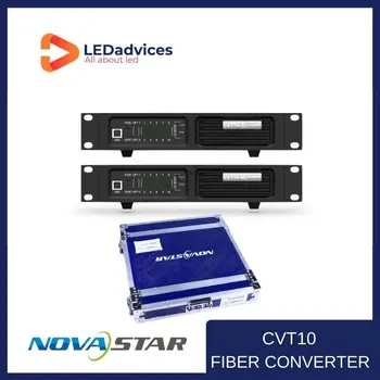 Калъф за носене Novastar CVT10-S Оптичен преобразувател CVT10, однорежимная прехвърляне на оптични влакна, на около 300 м На открито на led екрана на закрито