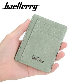 BAELLERRY нов антимагнитный ретро-държач за карти тънки напречно сечение RFID-държач за карти неутрално мультикарточный държач за банкови карти в чантата си