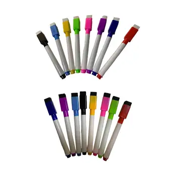 8x Различни Цветове, Дръжки За Сухо Избърсване на Doodle Drawing Pen Презаписваем Стираемые Маркери за Дъски board Party Ceramic Home