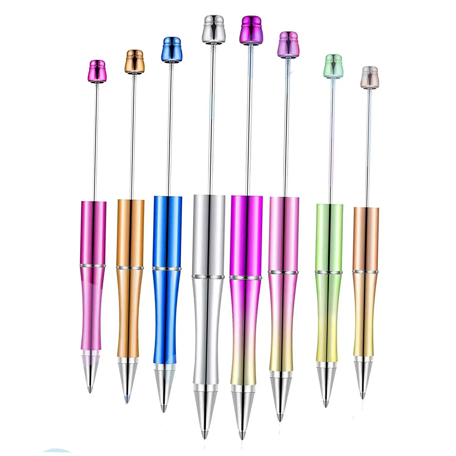 8x химикалки и Креативна преносима писалка-roller, с възможност за печат на химикалки в различни цветове за училищното офис Водене на дневник изпити Изображение 0