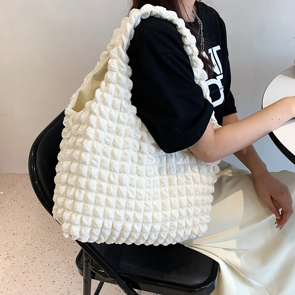 Дамски Мътна чанта-Скитник, чанта-тоут, миличка лека чанта за чанта, сгъваема Модерна Дамска чанта за пазаруване с голям капацитет. Изображение 0