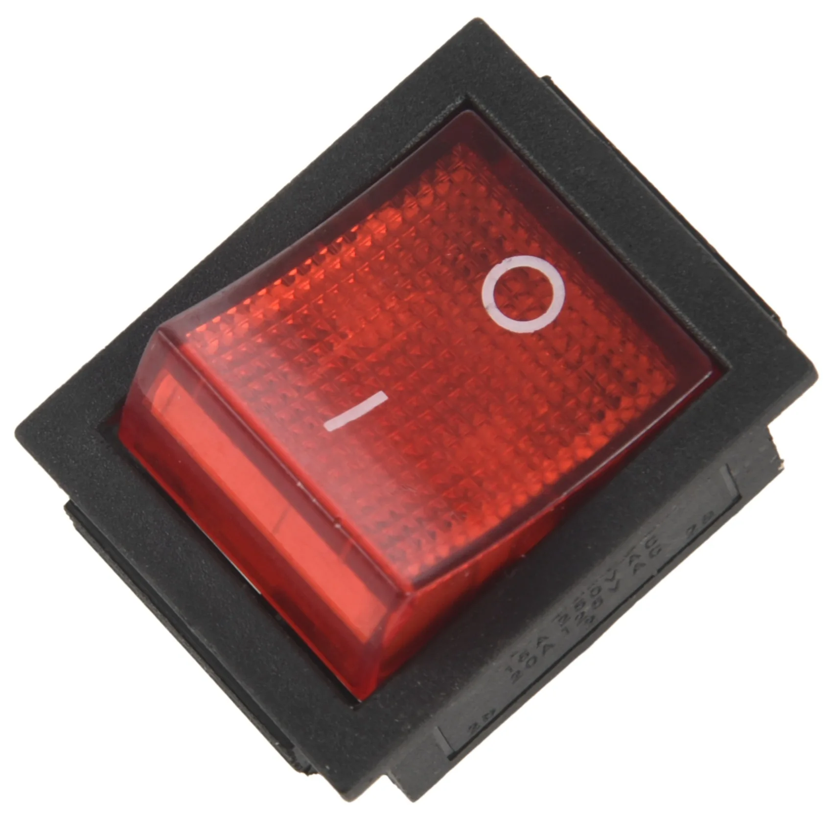 Червена светлина, 4-пинов завъртане на ключа DPST ВКЛ./ИЗКЛ 15А/250V 20A/125 vac 28x22 мм Изображение 0