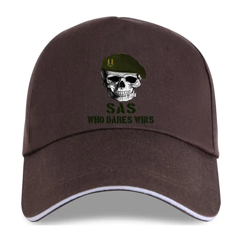 Британски специални сили SAS - НОВА памучен сива бейзболна шапка Изображение 0