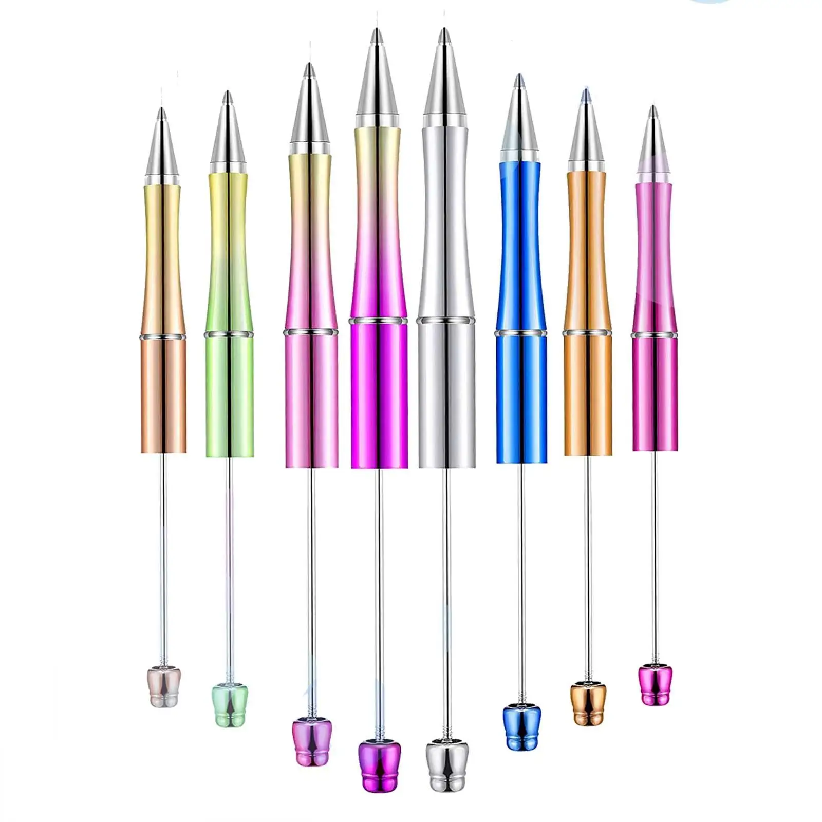 8x химикалки и Креативна преносима писалка-roller, с възможност за печат на химикалки в различни цветове за училищното офис Водене на дневник изпити Изображение 1
