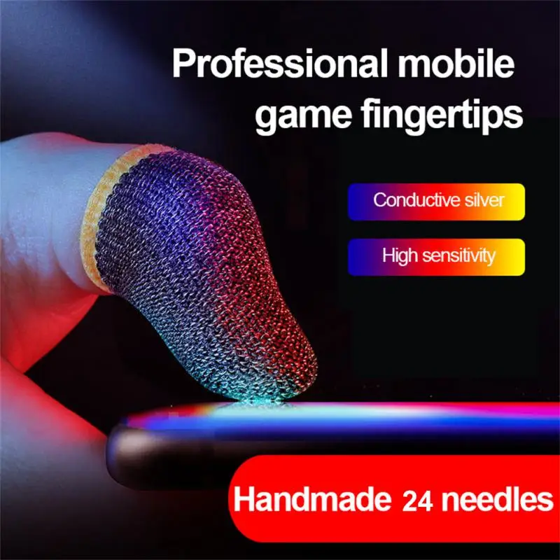 1 ~ 10шт Двойка За PUBG Gaming Ръкав За Пръстите Дишащи Върховете на Пръстите Потеющие Мини Ръкавици За Палеца За Мобилни устройства Изображение 1