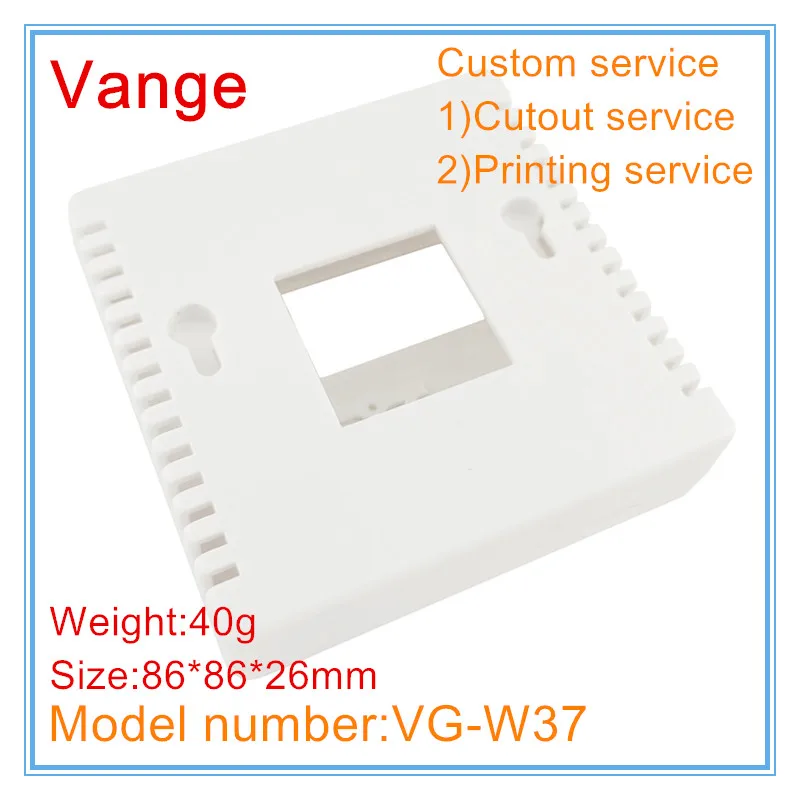 Кутия за проекта печатна платка Vange 86 * 86 * 26 mm от ABS-пластмаса за инструменти направи си сам Изображение 1