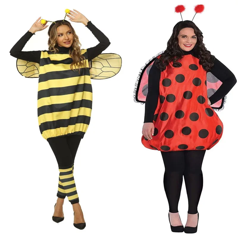 2023 Женски костюм Сладък Пчелен Костюм за Хелоуин За момичета добре облечени дрехи на Пчелния Лейди Бърд за възрастни Дами Маскарадная облекло Изображение 1