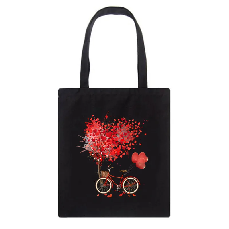 Модерна дамска чанта-тоут с флорални принтом, ново прием на 2021 г., эстетичные торбички за пазаруване за жените, множество чанта за продукти естетичен шопер Изображение 2