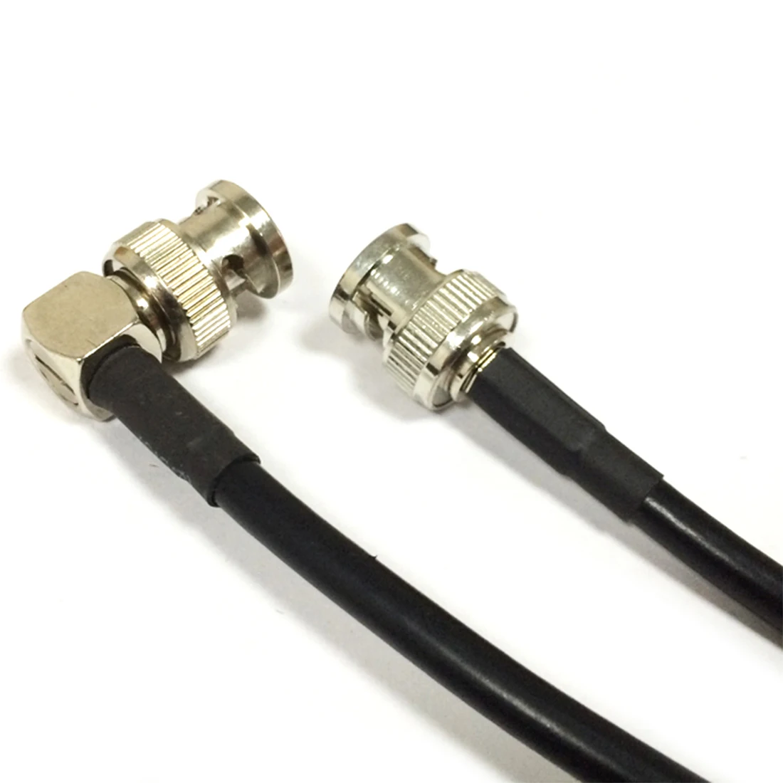 1бр Нов Модем Коаксиален кабел BNC Штекерный преминете BNC Plug Правоъгълен RG58 Адаптер с косичкой 50 см 20