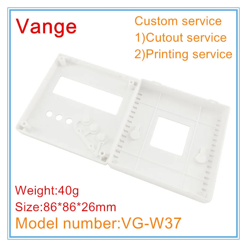 Кутия за проекта печатна платка Vange 86 * 86 * 26 mm от ABS-пластмаса за инструменти направи си сам Изображение 2