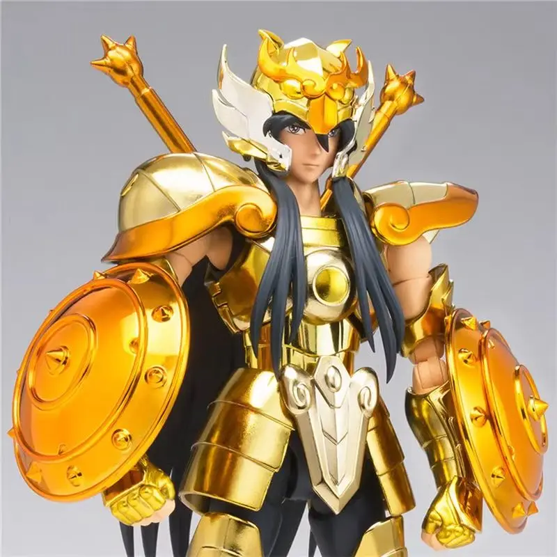 Оригиналната тъкан Bandai Saint Seiya Мит Gold Ex 2.0 Везни Фигурки Ширю от колекцията на аниме Фигурки Статуя на Тежести Модел Играчки Изображение 2