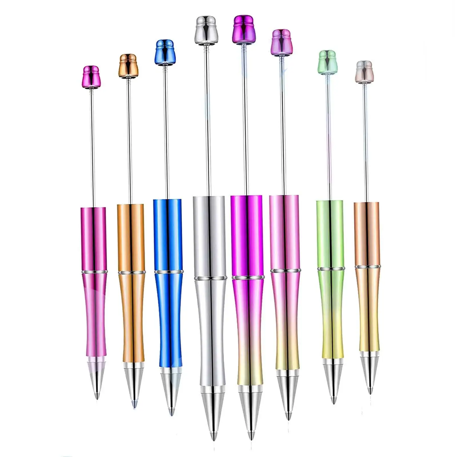 8x химикалки и Креативна преносима писалка-roller, с възможност за печат на химикалки в различни цветове за училищното офис Водене на дневник изпити Изображение 3