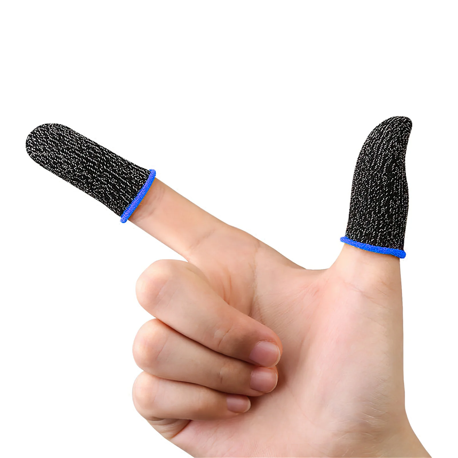 1 ~ 10шт Двойка За PUBG Gaming Ръкав За Пръстите Дишащи Върховете на Пръстите Потеющие Мини Ръкавици За Палеца За Мобилни устройства Изображение 3