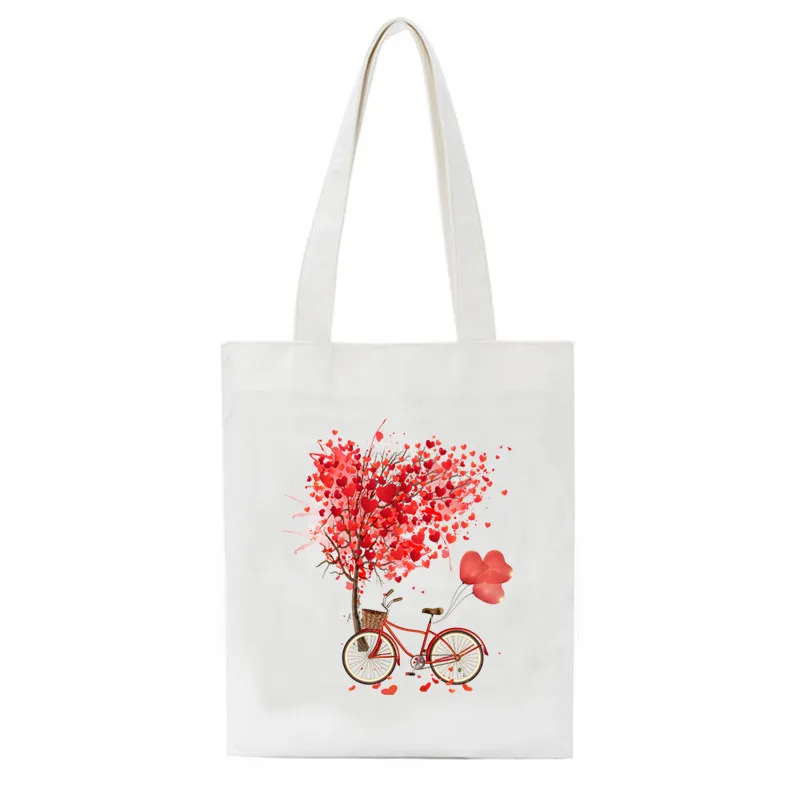Модерна дамска чанта-тоут с флорални принтом, ново прием на 2021 г., эстетичные торбички за пазаруване за жените, множество чанта за продукти естетичен шопер Изображение 3