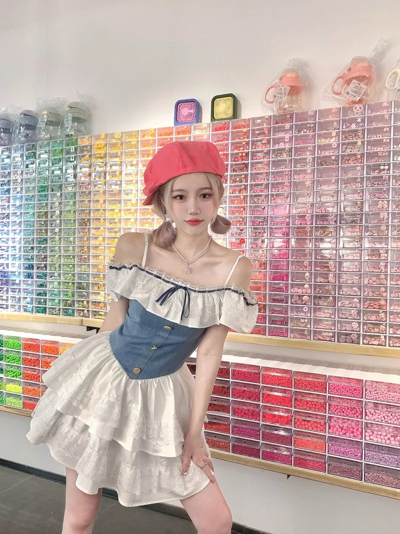 Сладко момиче, розово-червени барети, шапка Пролет и лято, голяма глава, малки корнизи, облачни шапки Ins, модни Корейски дамски шапки Boinas Изображение 3