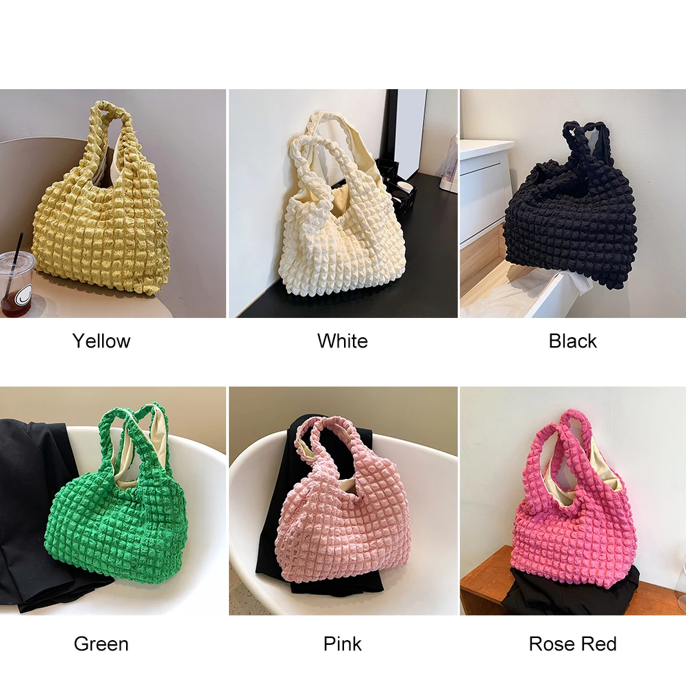 Дамски Мътна чанта-Скитник, чанта-тоут, миличка лека чанта за чанта, сгъваема Модерна Дамска чанта за пазаруване с голям капацитет. Изображение 4