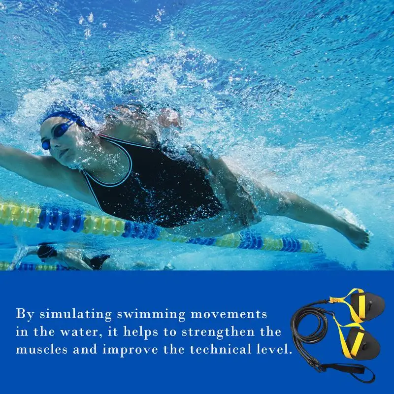 Дъвка за гмуркане, Професионални разтеглив дъвка за тренировка по плуване свободен стил Еластичен колан за гмуркане Портативен за гмуркане Изображение 4